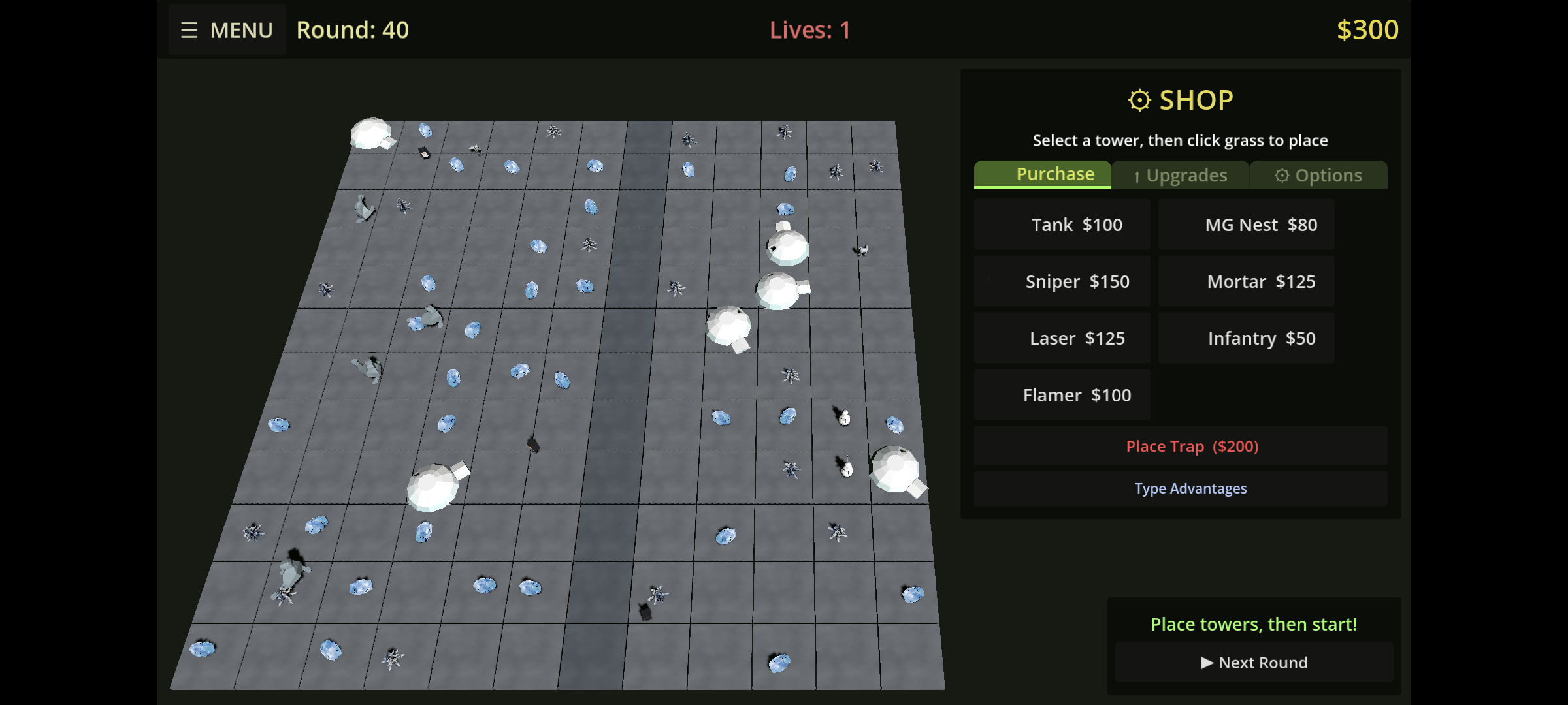 Tank Defense gameplay