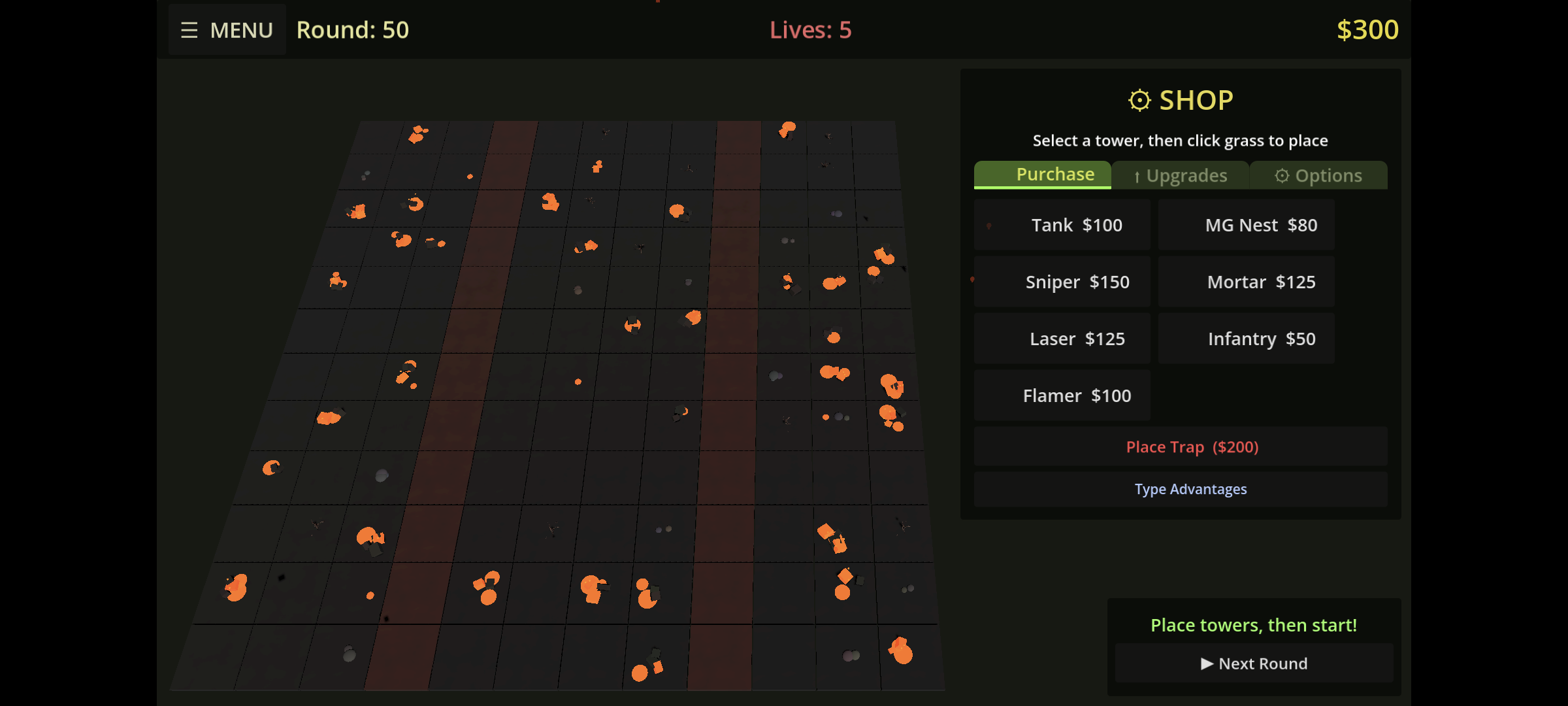 Tank Defense gameplay